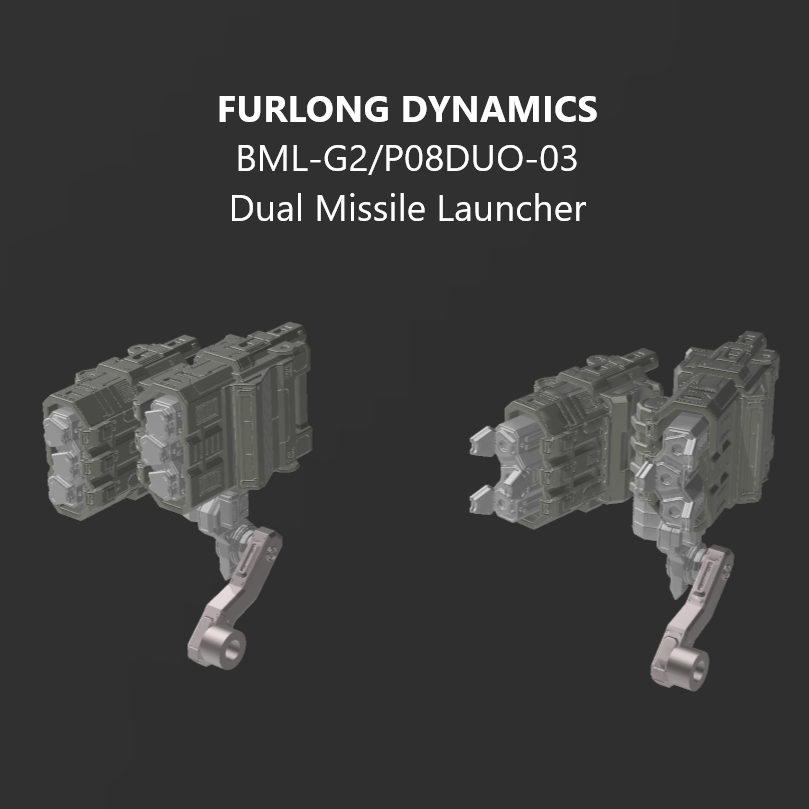 FURLONG BML-G2/P08DUO-03 Back Weapon Part (30 Minutes Missions)