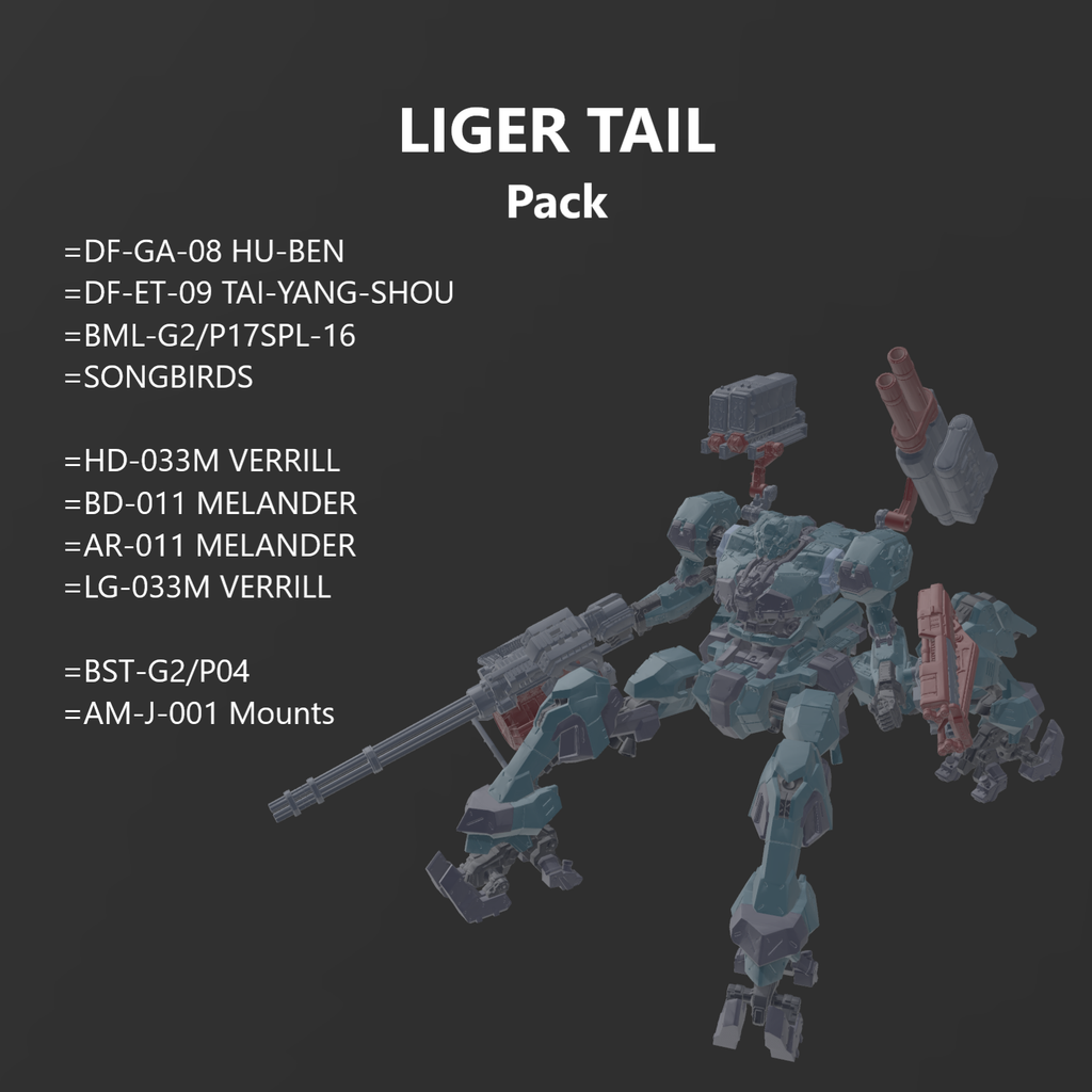 G1 Michigan- LIGER TAIL Resin Model Kit (30 Minutes Missions Scale)