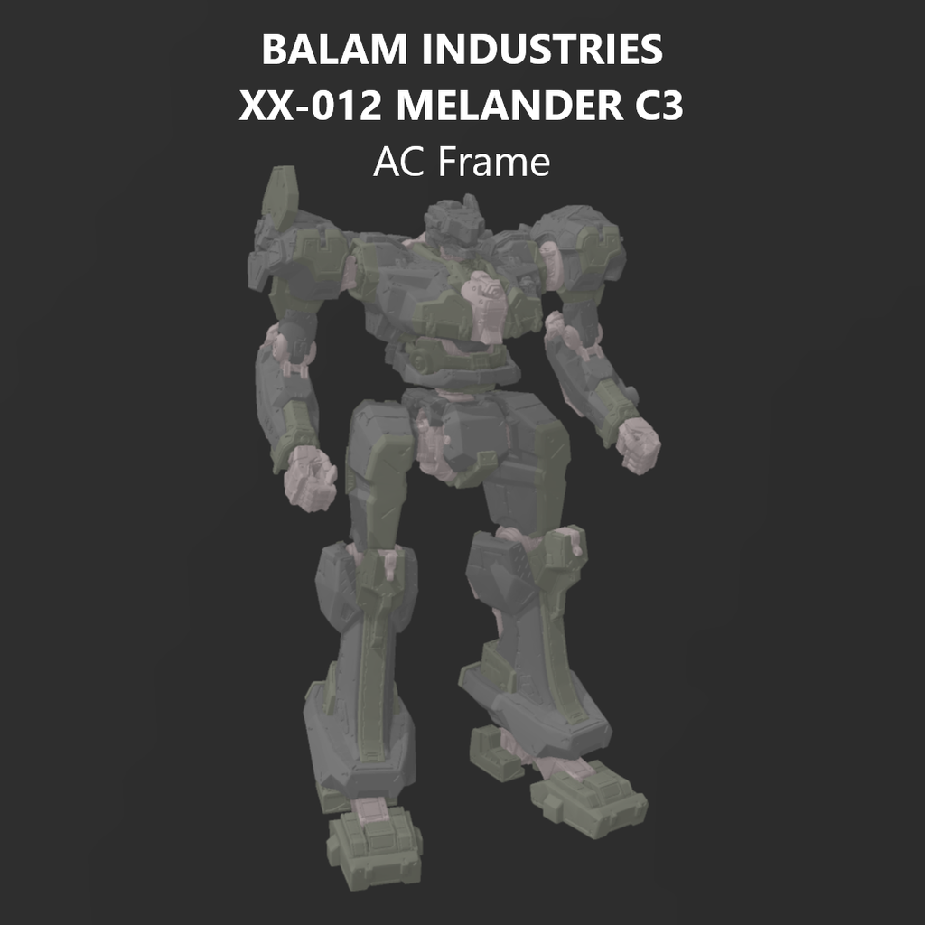 (30 Minutes Missions) BALAM XX-012 MELANDER C3 AC Frame