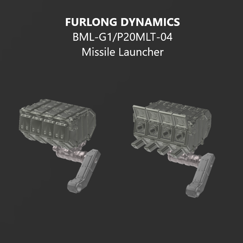 [DIGITAL FILES] FURLONG BML-G1/P20MLT-04 Missile Launcher