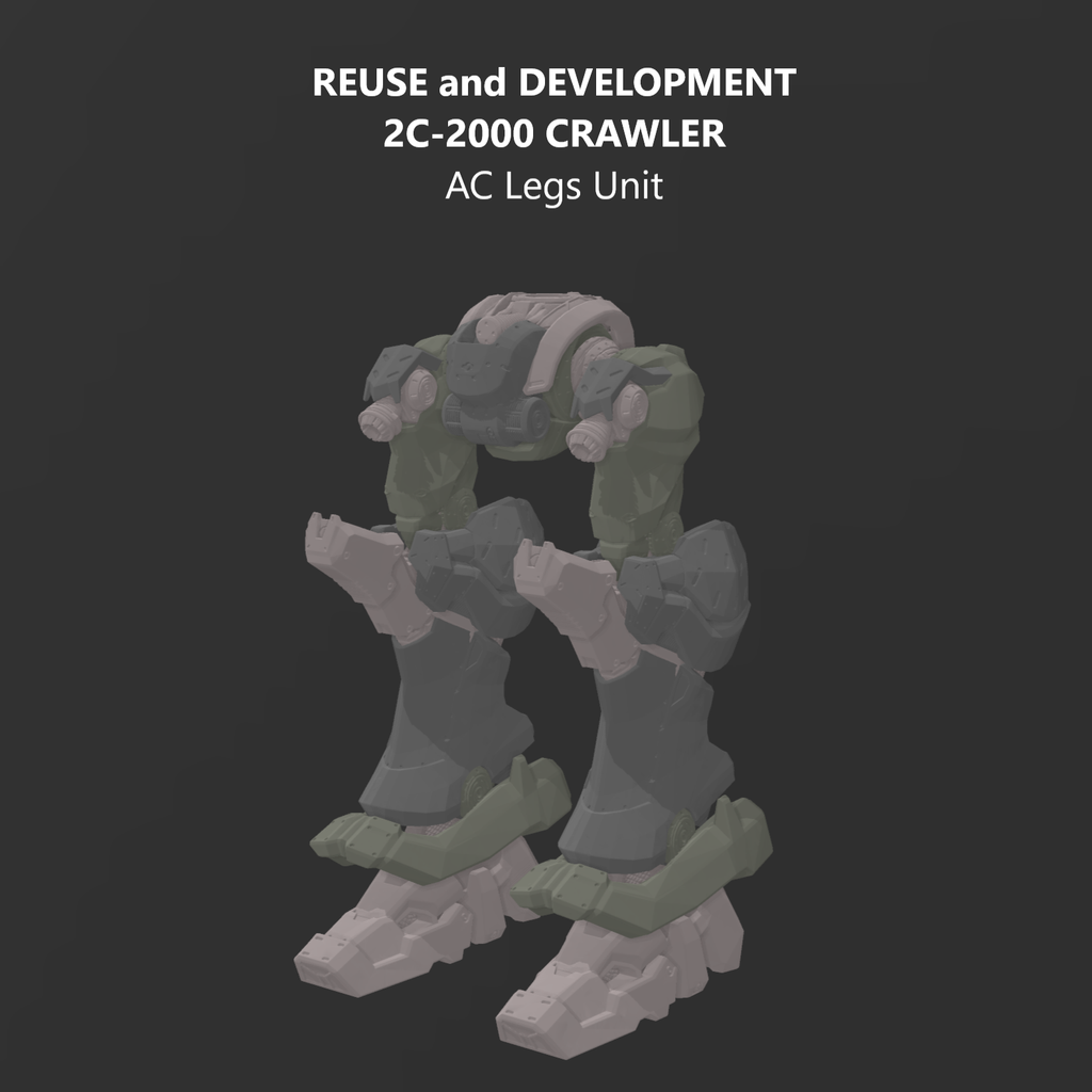 [DIGITAL FILES] RaD 2C-2000 CRAWLER AC Legs Unit