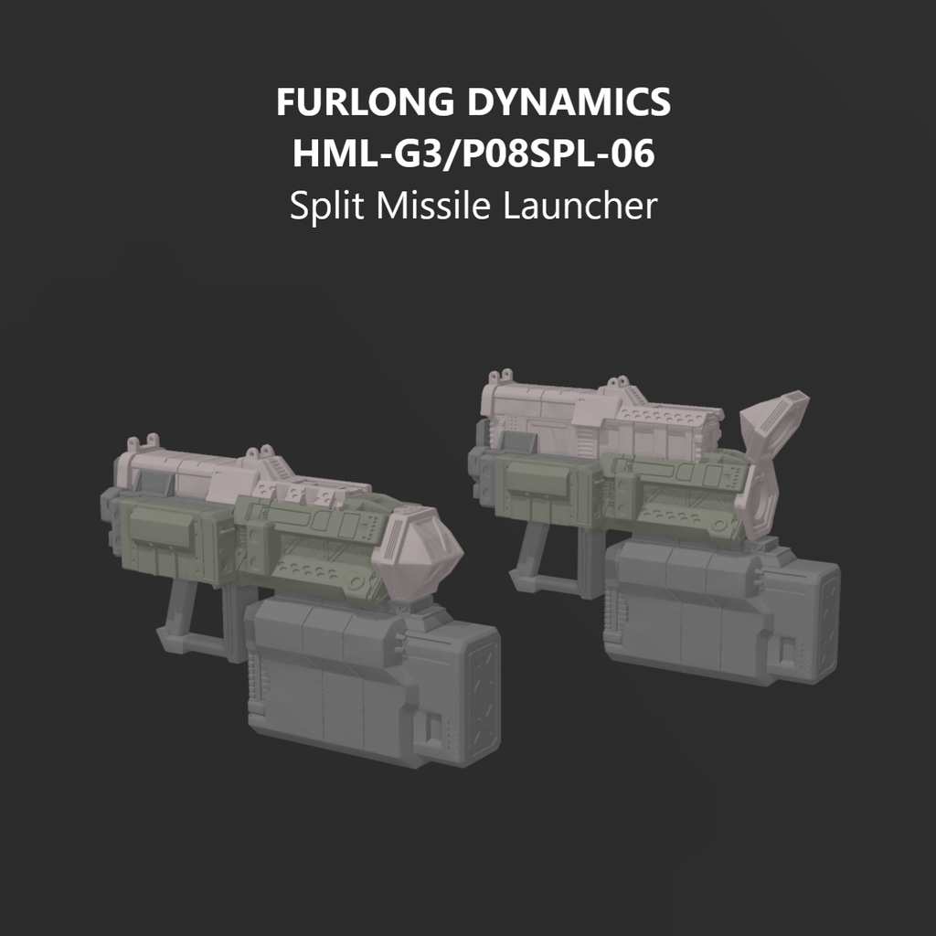 FURLONG HML-G3/P08SPL-06 Split Missile Launcher Arm Weapon Part (30 Minutes Missions)