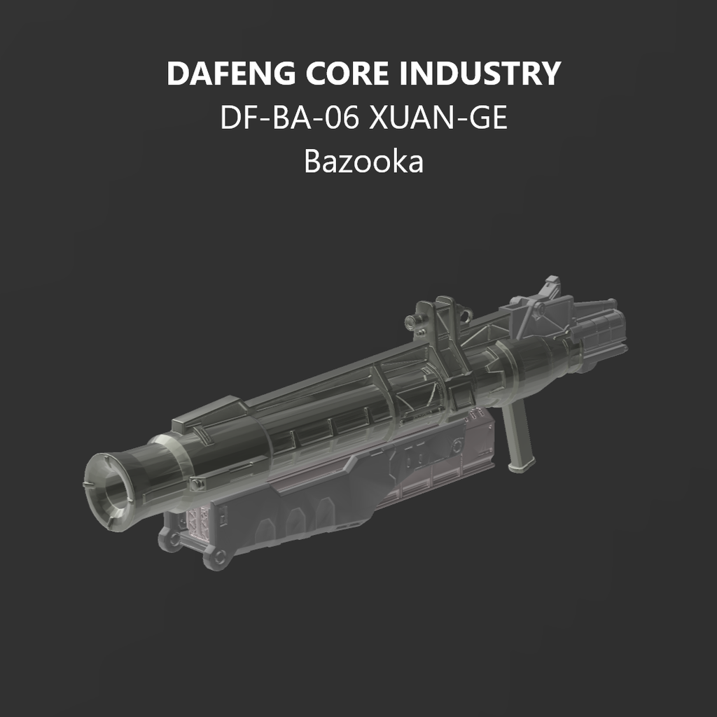 DAFENG DF-BA-06 XUAN-GE Bazooka Arm Weapon Part (30 Minutes Missions)