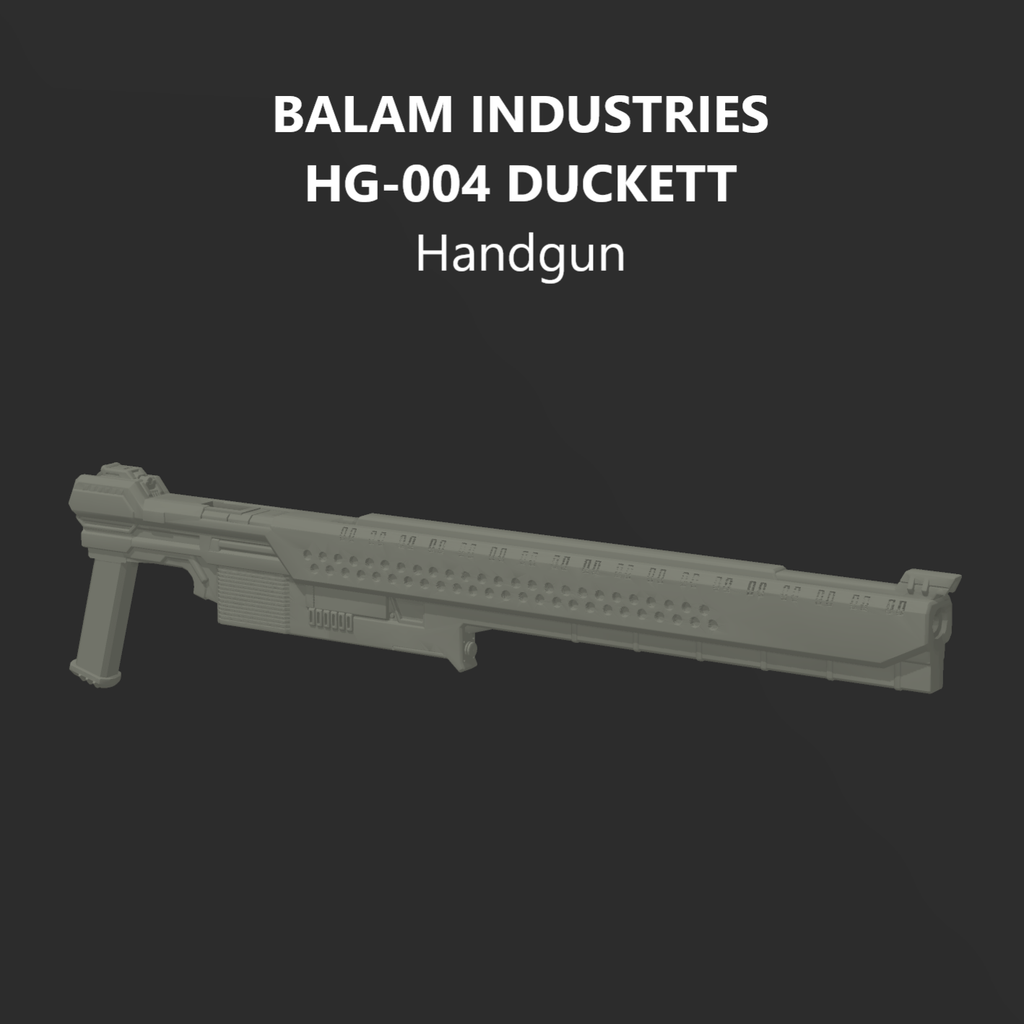 [DIGITAL FILES] BALAM HG-004 DUCKETT Handgun