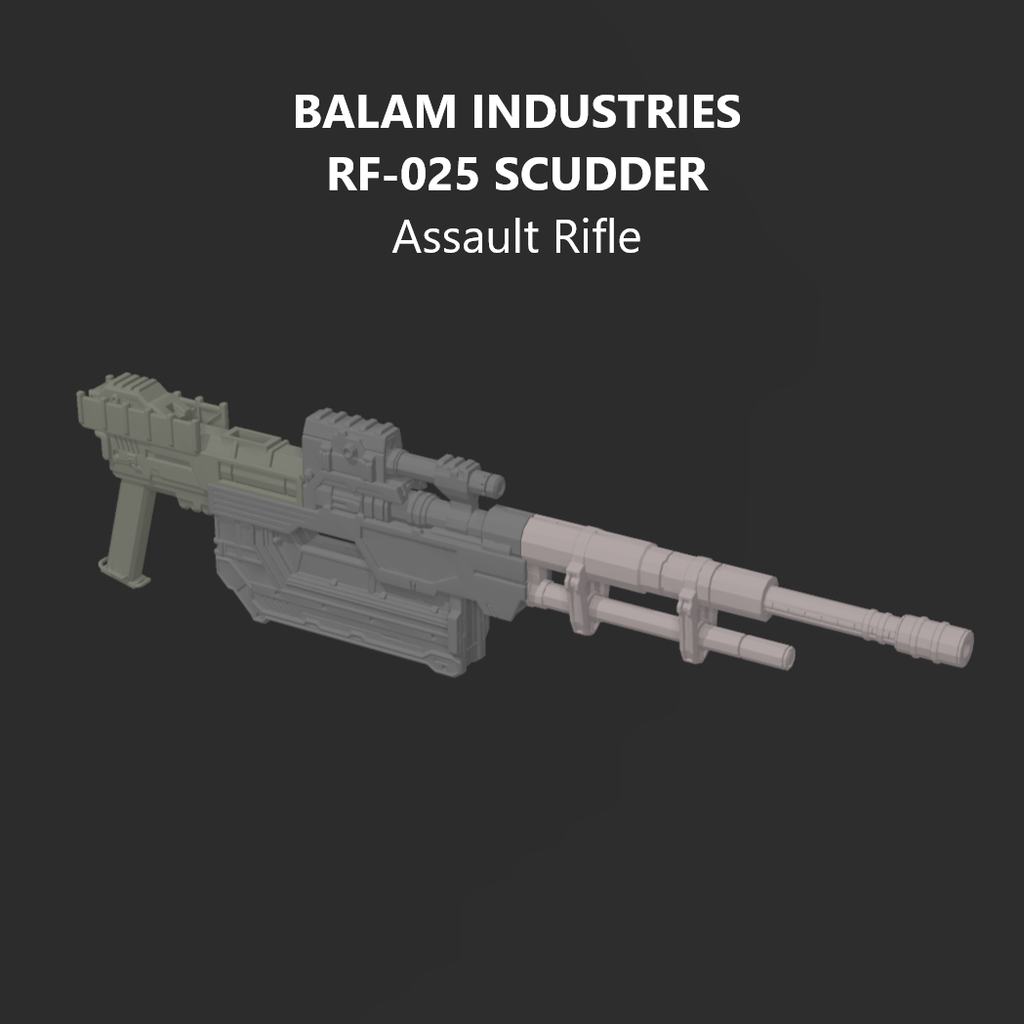 [DIGITAL FILES] BALAM RF-025 SCUDDER Assault Rifle