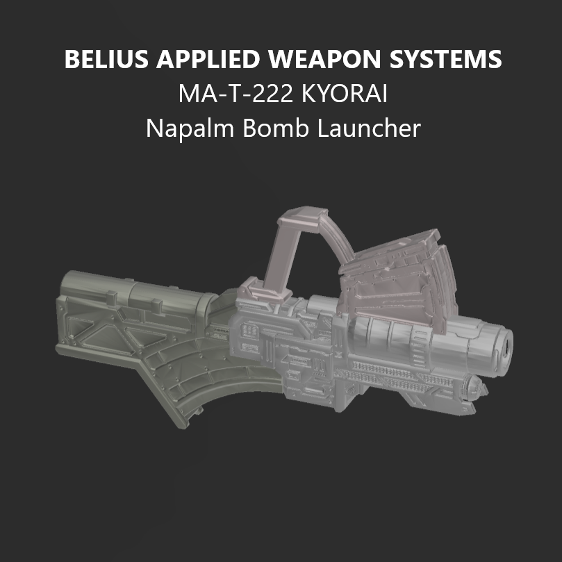 [DIGITAL FILES] BAWS MA-T-222 KYORAI Napalm Bomb Launcher