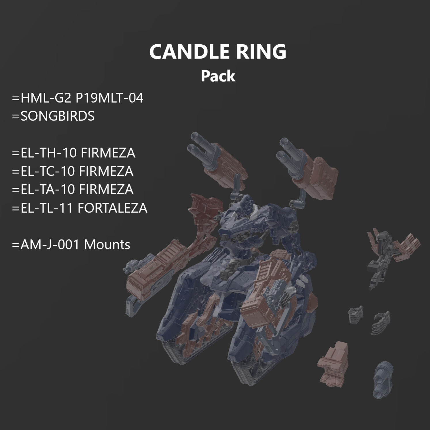 [DIGITAL FILES] Ring Freddie- CANDLE RING