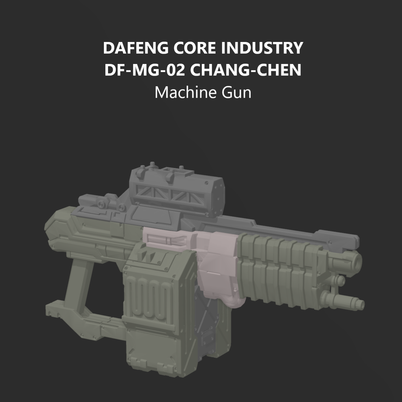 [DIGITAL FILES] DAFENG DF-MG-02 CHANG-CHEN Machine Gun