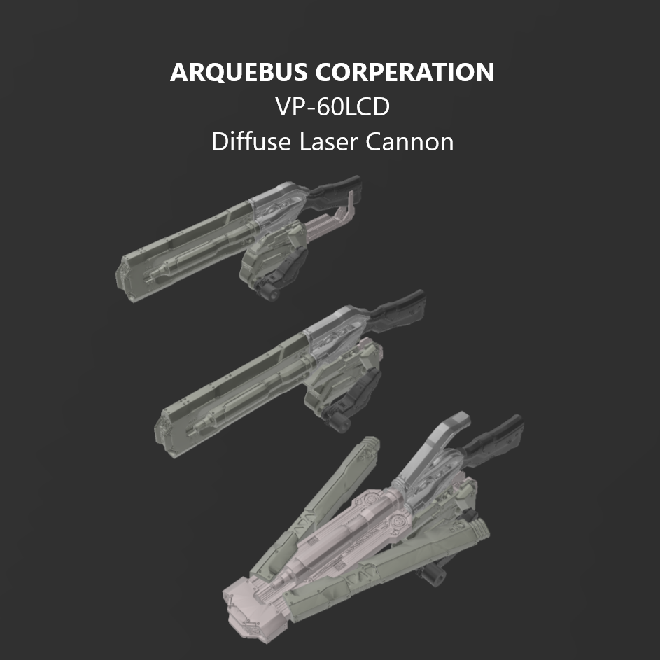 [DIGITAL FILES] ARQUEBUS VP-60LCD Diffuse Laser Cannon