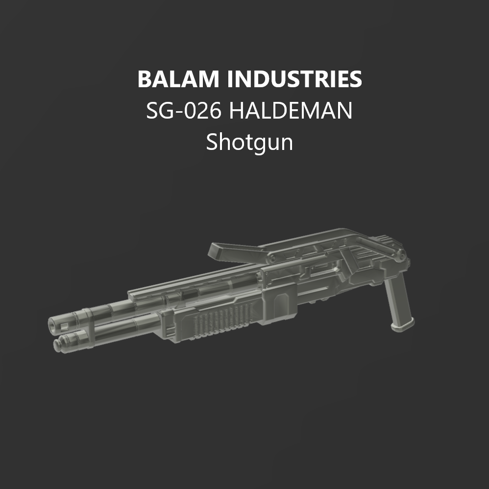 BALAM SG-026 HALDEMAN Shotgun Arm Weapon Part (30 Minutes Missions)