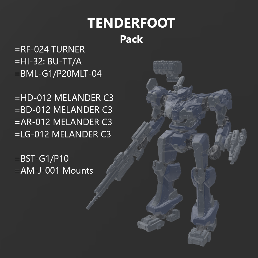 G13 Raven- TENDERFOOT Resin Model Kit (30 Minutes Missions Scale)