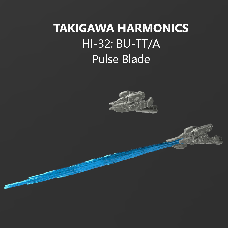 TAKIGAWA HI-32: BU-TT/A Pulse Blade Arm Weapon Part (30 Minutes Missions)