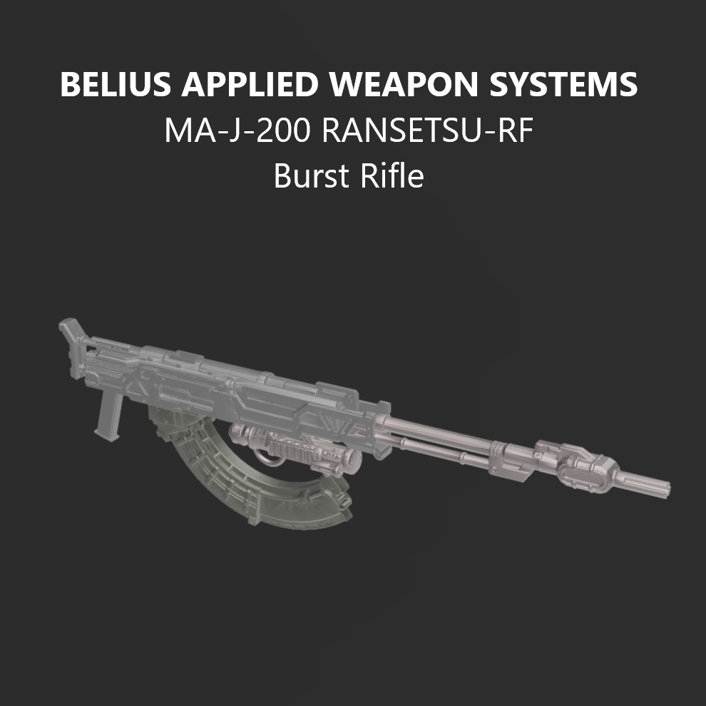 [DIGITAL FILES] BAWS MA-J-200 RANSETSU-RF Burst Rifle