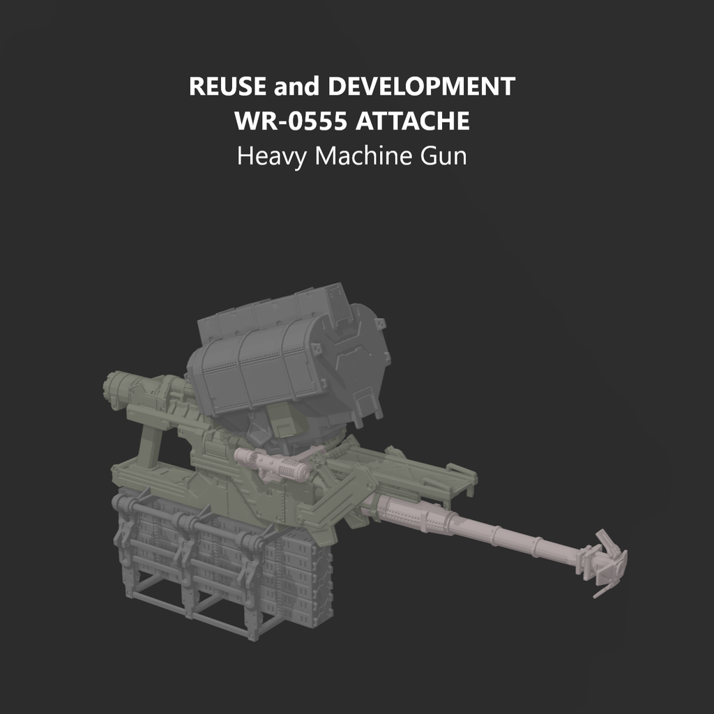 [DIGITAL FILES] RaD WR-0555 ATTACHE Heavy Machine Gun