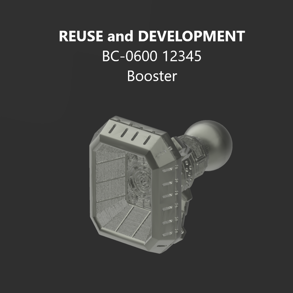 RaD BC-0600 12345 Booster Part (30 Minutes Missions)