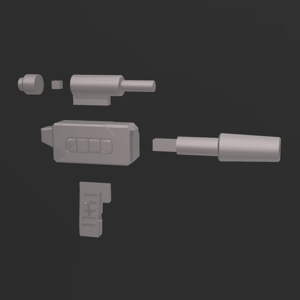 [DIGITAL FILES] Combiner Gun for Magic Square MP Scale Bruticus / Combaticons (Lord of War)