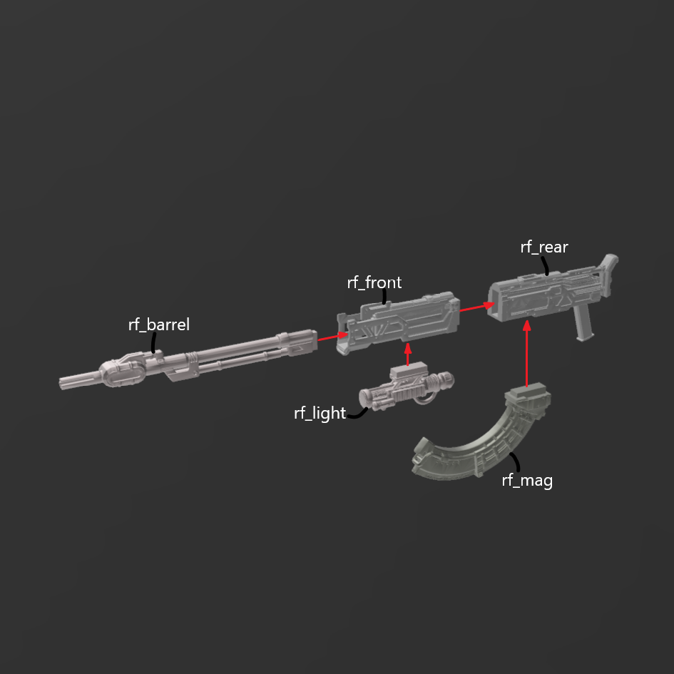 [DIGITAL FILES] BAWS MA-J-200 RANSETSU-RF Burst Rifle