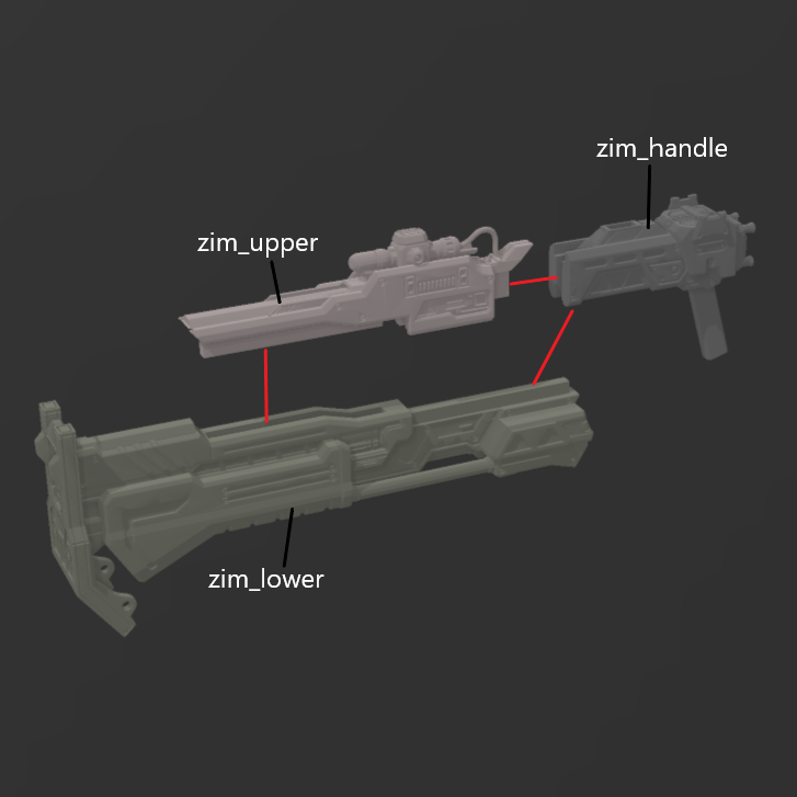BALAM SG-027 ZIMMERMAN Shotgun Arm Weapon Part (30 Minutes Missions)