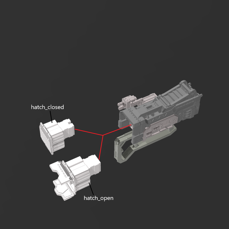 FURLONG HML-G2/P19MLT-04 Missile Launcher Arm Weapon Part (30 Minutes Missions)