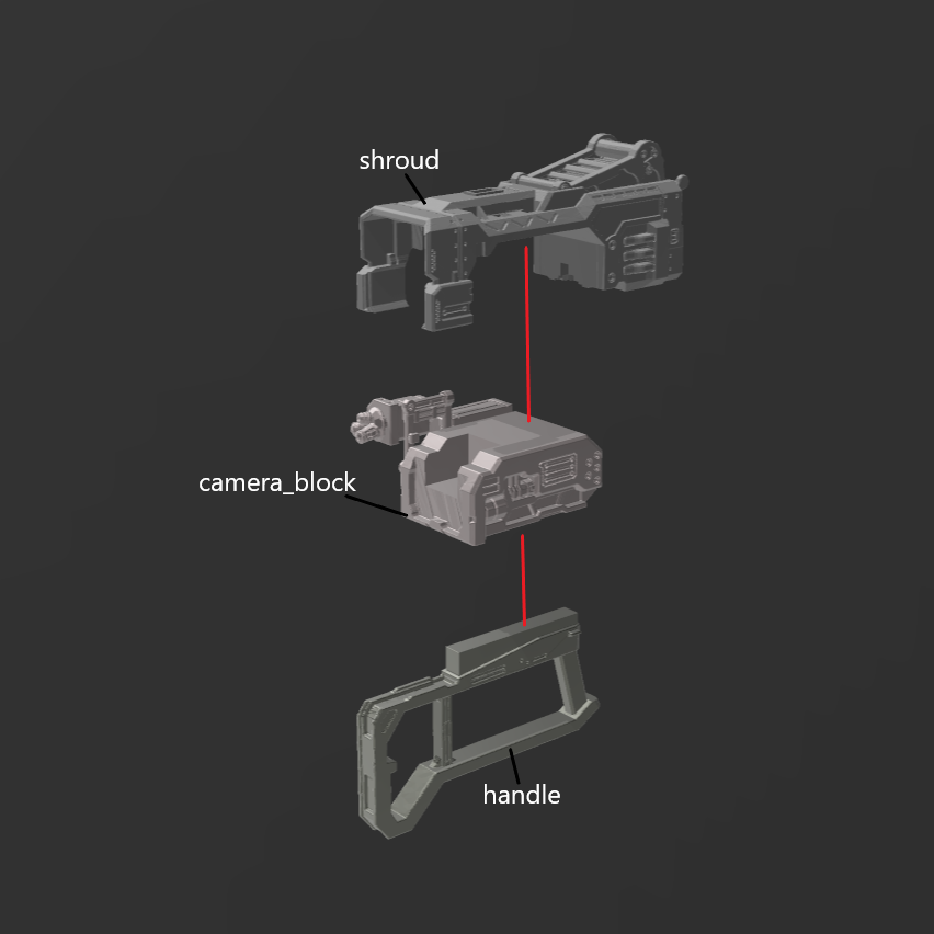 [DIGITAL FILES] FURLONG HML-G2/P19MLT-04 Missile Launcher Arm Weapon Part