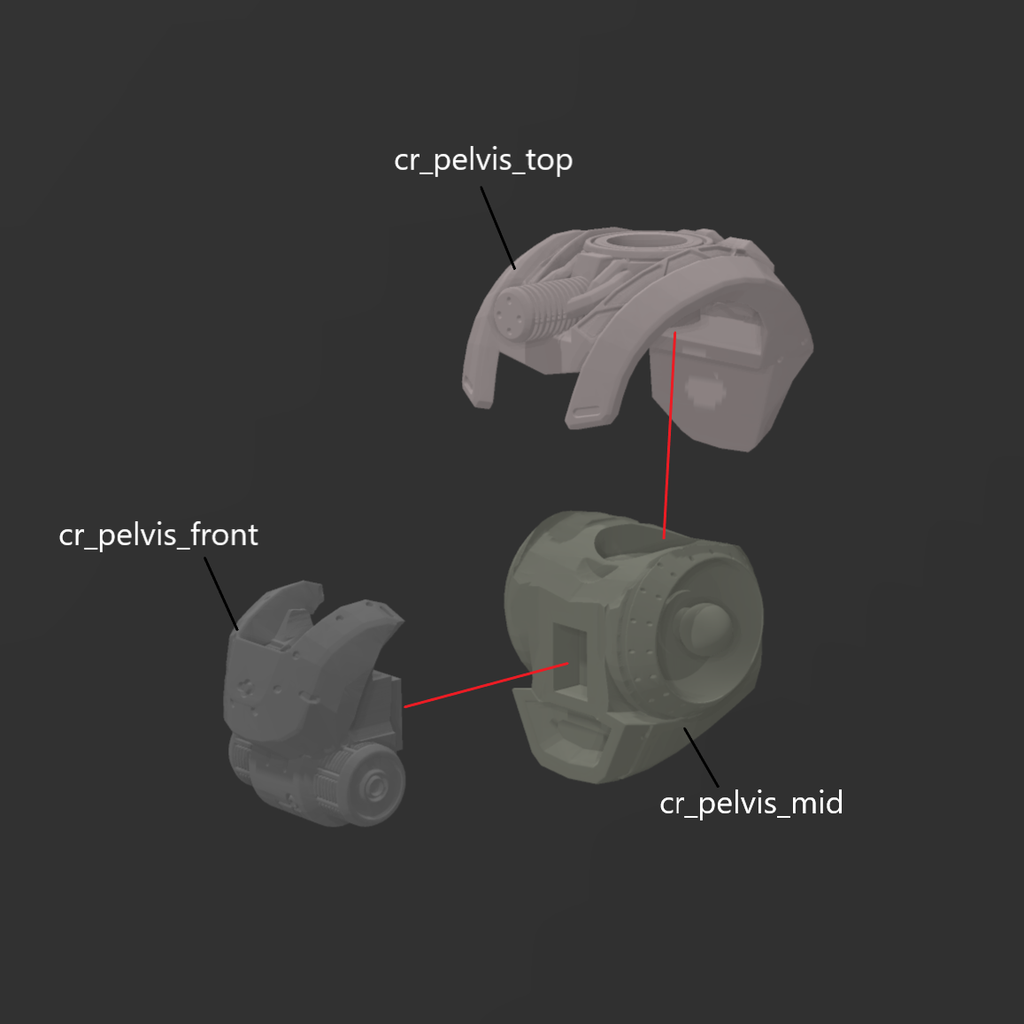 [DIGITAL FILES] RaD 2C-2000 CRAWLER AC Legs Unit