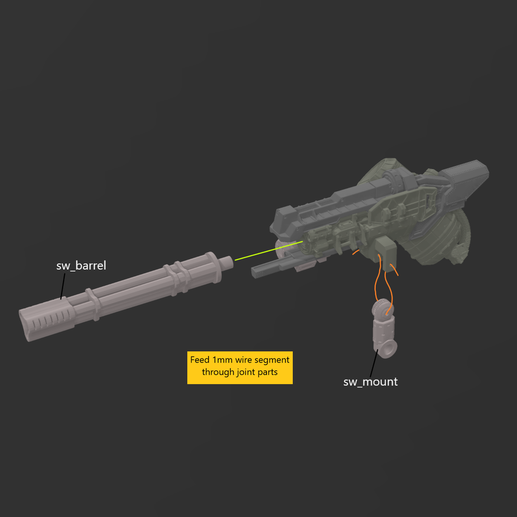 [DIGITAL FILES] DAFENG DF-GA-09 SHAO-WEI Gatling Cannon