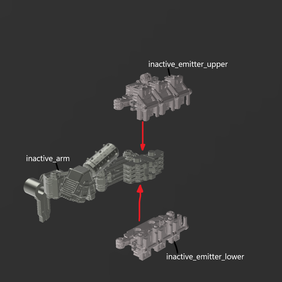 TAKIGAWA SI-24: SU-Q5 Pulse Shield Back Weapon Part (30 Minutes Missions)