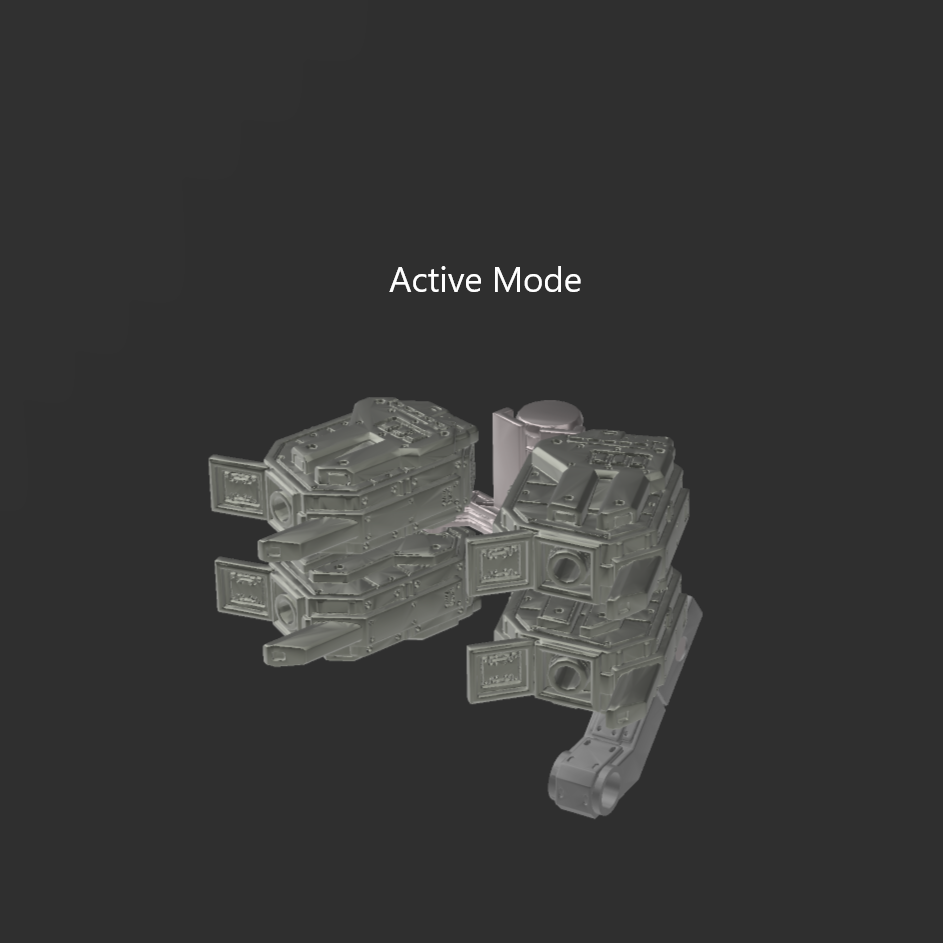 FURLONG BML-G1/P31DUO-02 Dual Missile Launcher Back Weapon Part (30 Minutes Missions)