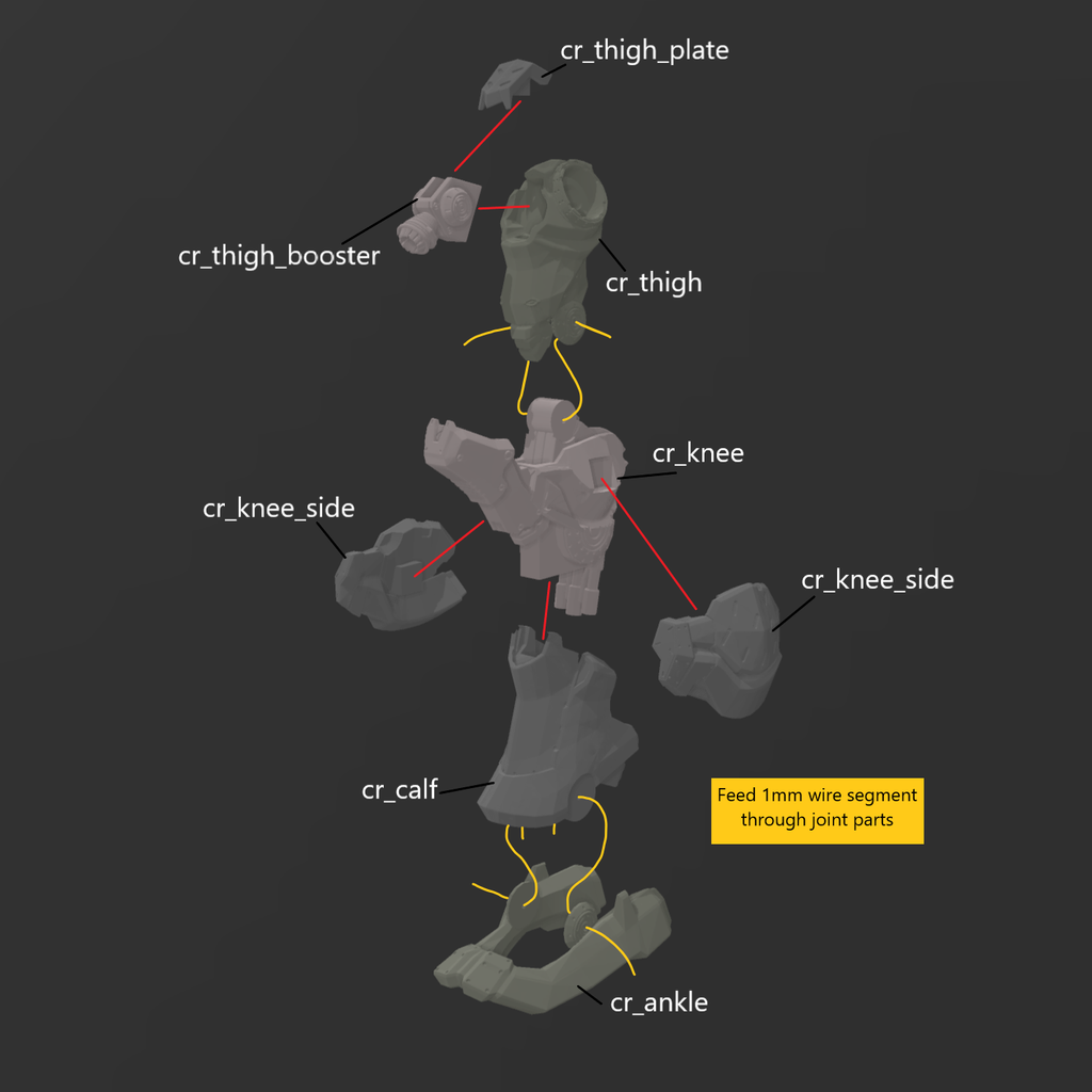 [DIGITAL FILES] RaD 2C-2000 CRAWLER AC Legs Unit