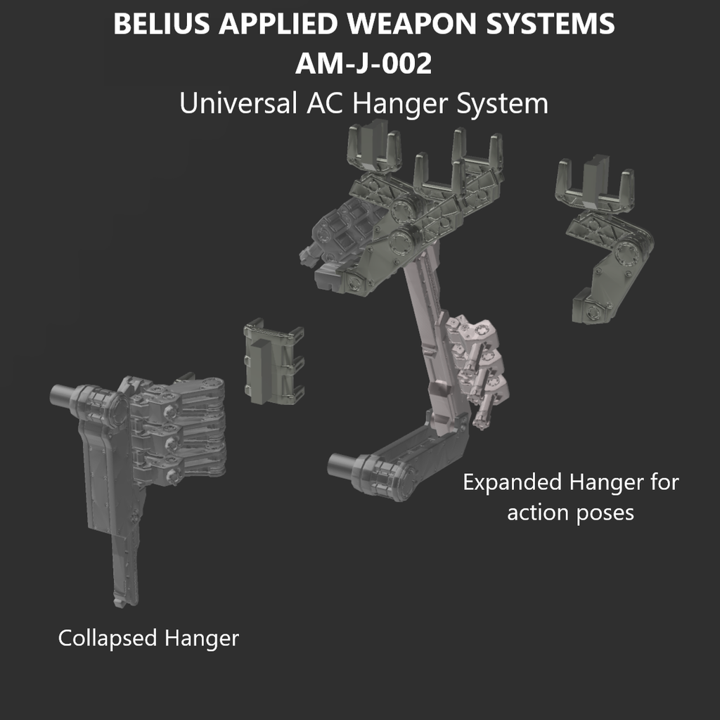 BAWS AM-J-002 Universal Weapon Hanger Part (30 Minutes Missions)