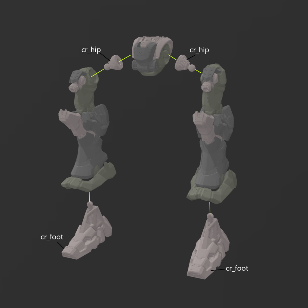 [DIGITAL FILES] RaD 2C-2000 CRAWLER AC Legs Unit