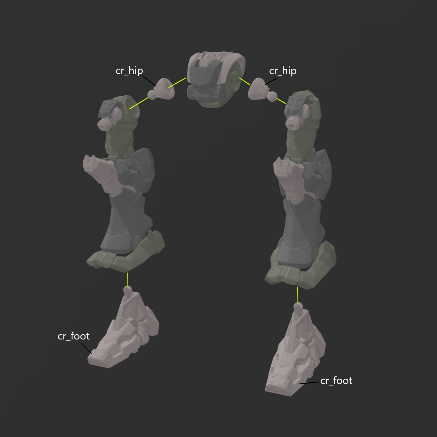 [DIGITAL FILES] RaD 2C-2000 CRAWLER AC Legs Unit