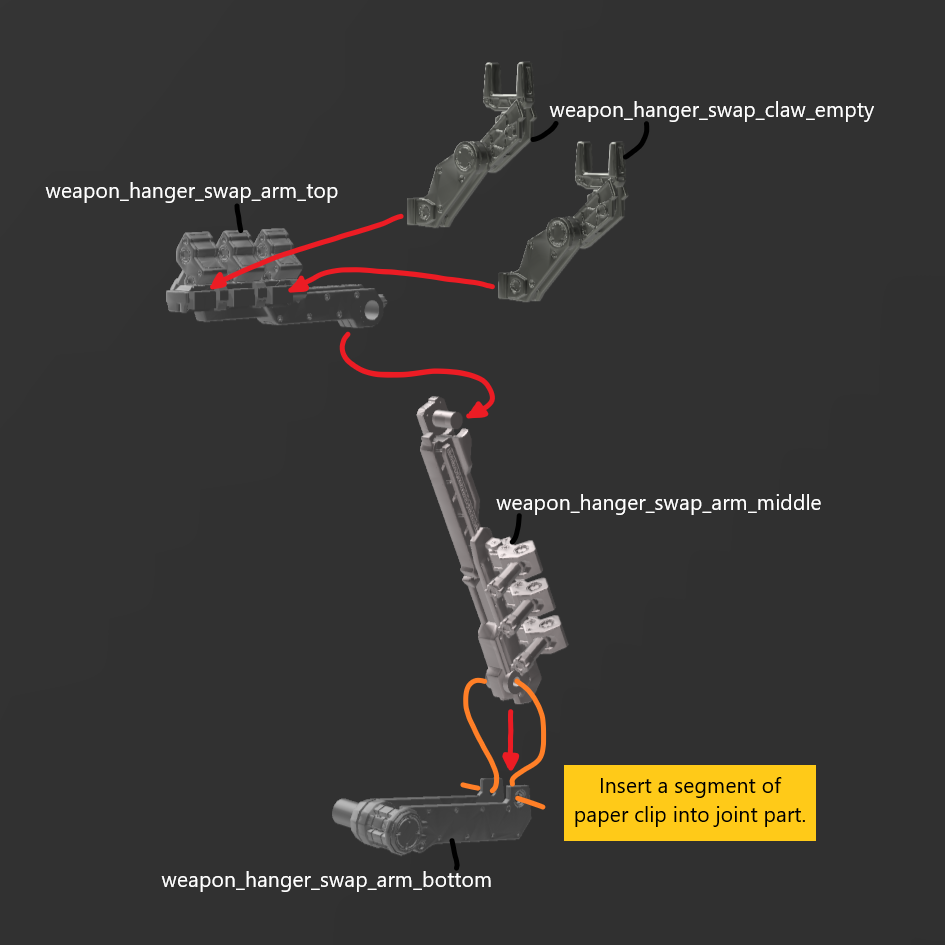 [DIGITAL FILES] BAWS AM-J-002 Universal Weapon Hanger