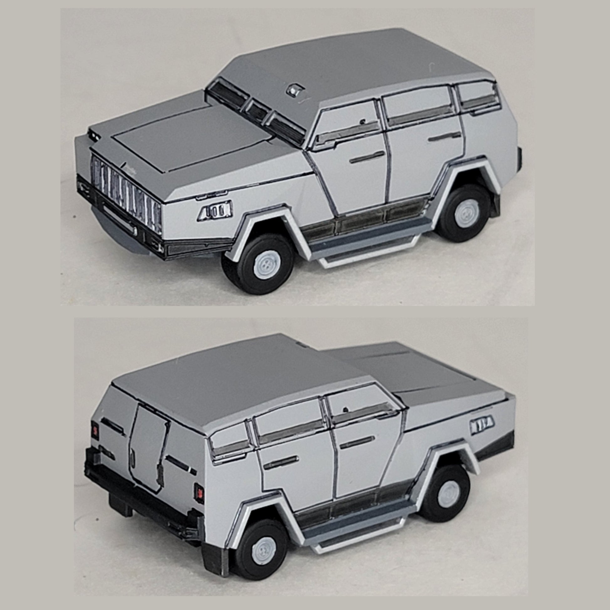 Misc. Armored Utility Vehicle Resin Model Kit 4-Pack (30 Minutes Missions Scale)