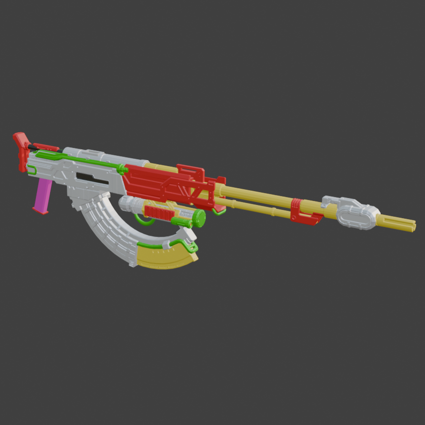 [DIGITAL FILES] BAWS MA-J-200 RANSETSU-RF Burst Rifle