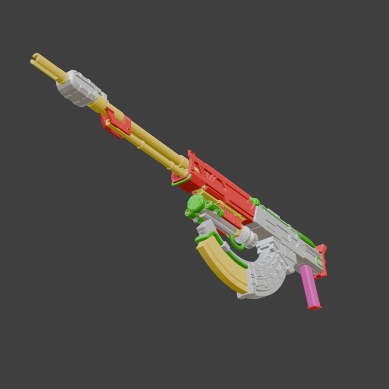 [DIGITAL FILES] BAWS MA-J-200 RANSETSU-RF Burst Rifle