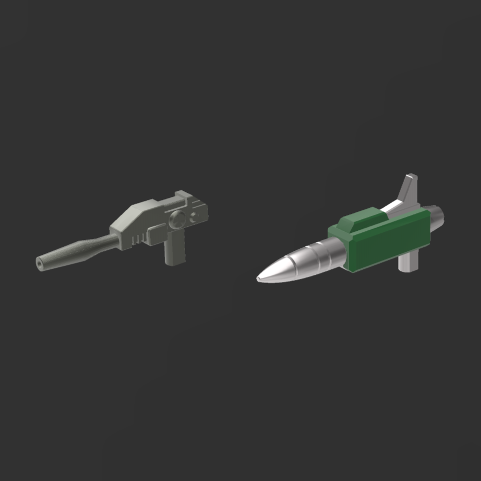 Newage H54 Frankenstien (Autobot-X) Weapon Parts
