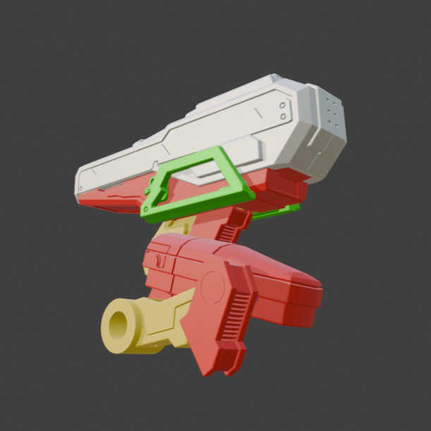FURLONG BML-G3/P04ACT-01 Active Homing Missile Launcher Back Weapon Part (30 Minutes Missions)