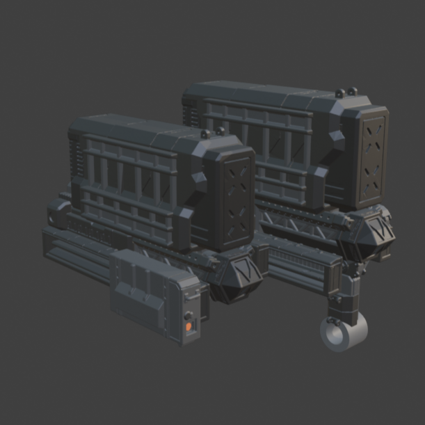 FURLONG BML-G2/P17SPL-16 Split Missile Launcher Back Weapon Part (30 Minutes Missions)