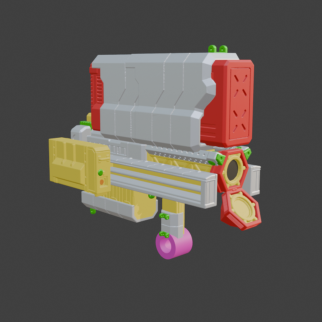 FURLONG BML-G2/P16SPL-08 Split Missile Launcher Back Weapon Part (30 Minutes Missions)