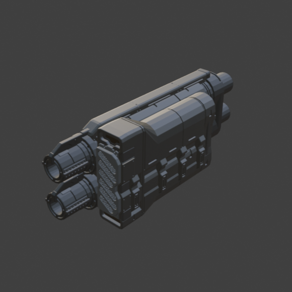 MELINITE SONGBIRDS Grenade Cannon Back Weapon Part (30 Minutes Missions)