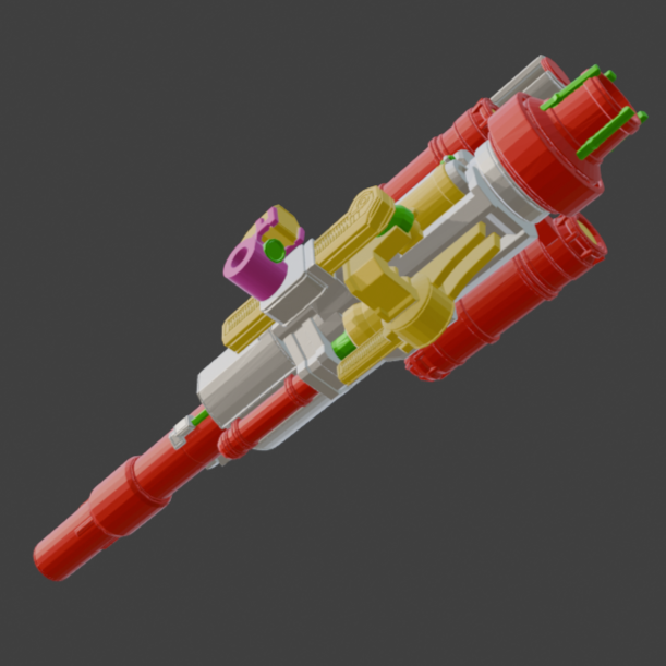 MELINITE EARSHOT Grenade Cannon Back Weapon Part (30 Minutes Missions)