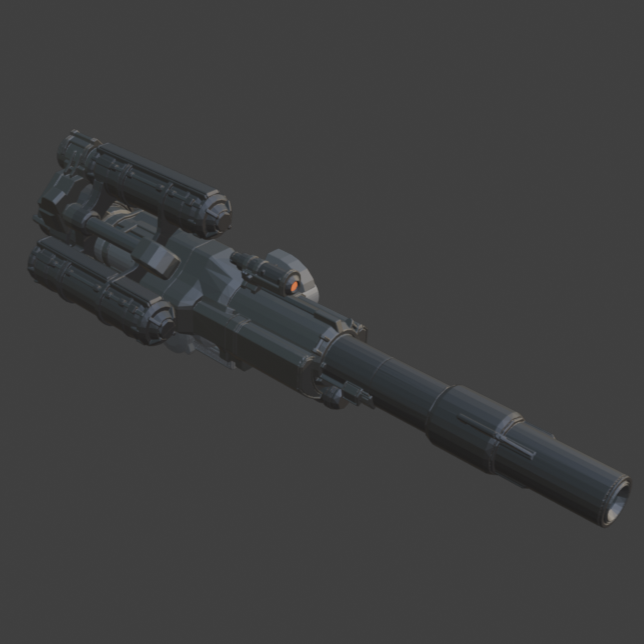 MELINITE EARSHOT Grenade Cannon Back Weapon Part (30 Minutes Missions)