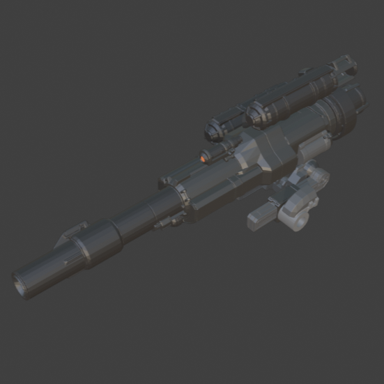 MELINITE EARSHOT Grenade Cannon Back Weapon Part (30 Minutes Missions)