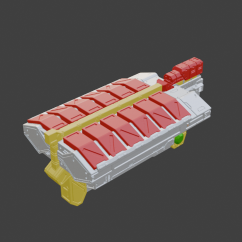 FURLONG BML-G1/P07VTC-12 Vertical Missile Launcher Back Weapon Part (30 Minutes Missions)