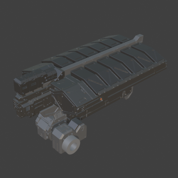 FURLONG BML-G1/P07VTC-12 Vertical Missile Launcher Back Weapon Part (30 Minutes Missions)