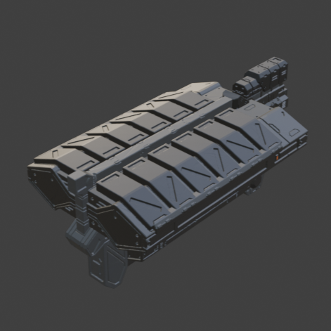 FURLONG BML-G1/P07VTC-12 Vertical Missile Launcher Back Weapon Part (30 Minutes Missions)