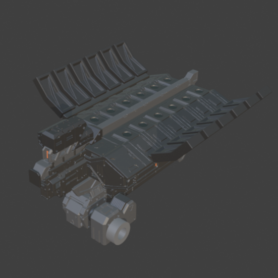 FURLONG BML-G1/P07VTC-12 Vertical Missile Launcher Back Weapon Part (30 Minutes Missions)