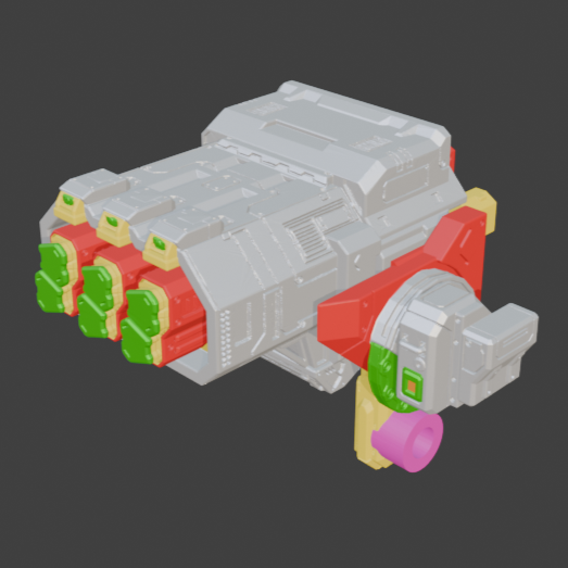 [DIGITAL FILES] FURLONG BML-G2/P03MLT-06 Back Weapon Part