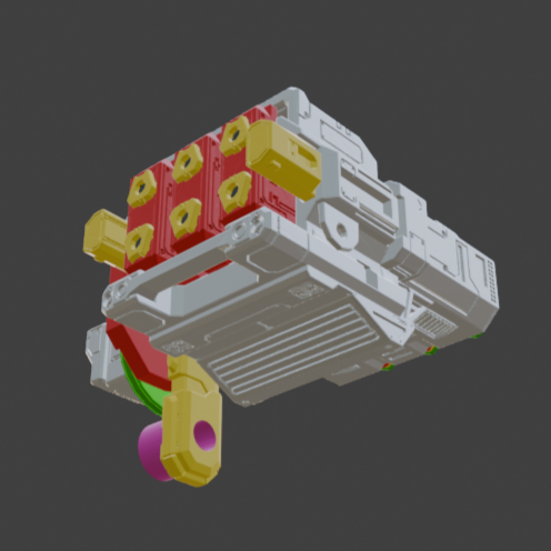 FURLONG BML-G2/P03MLT-06 Back Weapon Part (30 Minutes Missions)
